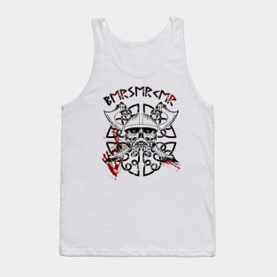 Viking Warrior Skull with knotwork, norse Tank Top